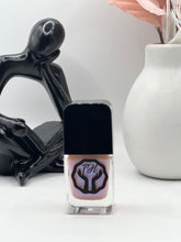 Load image into Gallery viewer, CreamRose iridescent vegan nail polish bottle