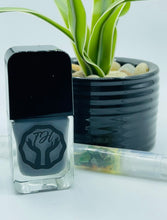 Load image into Gallery viewer, Neutral gray regular nail polish with clean finish