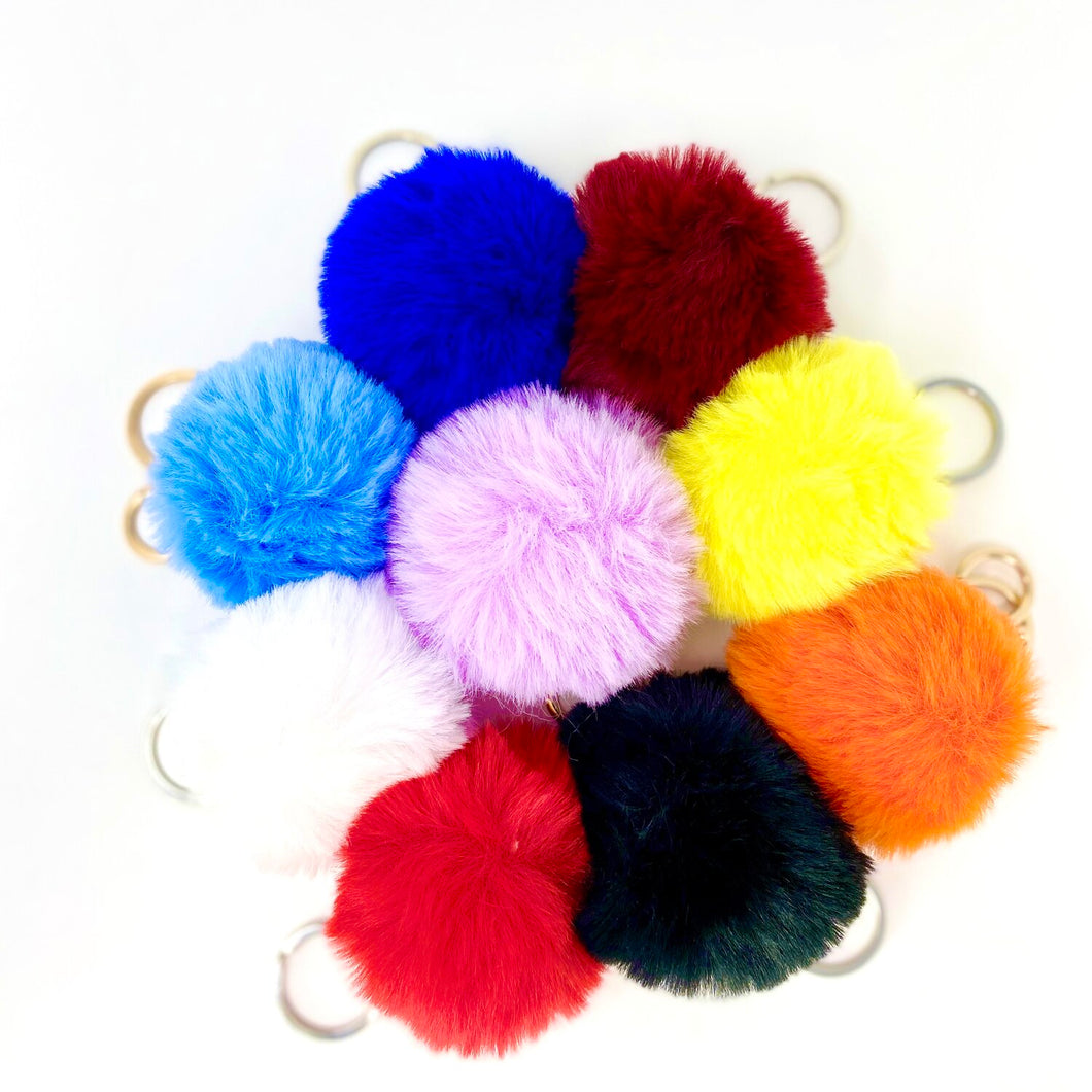 Faux Fur PomPom Add On