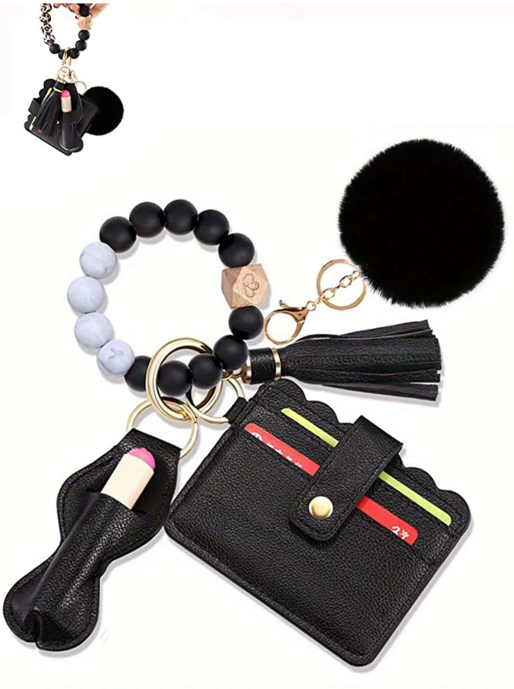 Dark Onyx Wallet Wristlet