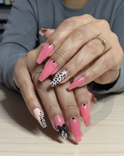 Load image into Gallery viewer, Pink Panther Luxe Press-On Nails | Handmade by These Hands Nail Supply

